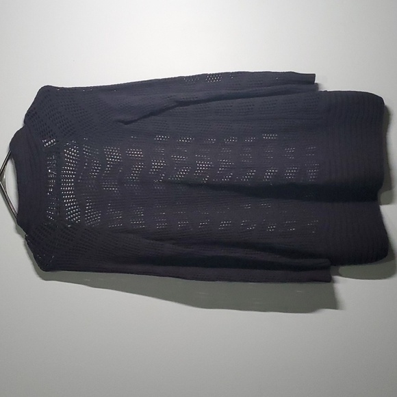 Candies Sweater women’s size xs junior black longer sweater see thru - Picture 14 of 15